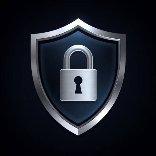 Privacy shield icon, symbolizing data protection and security.