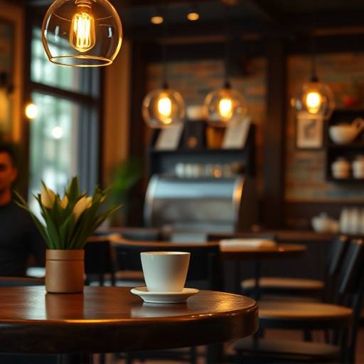 Still from a commercial video for a local coffee shop