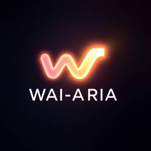 WAI-ARIA logo, representing the Web Accessibility Initiative - Accessible Rich Internet Applications
